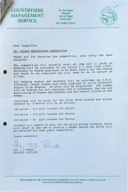 1992 Competition Instructions