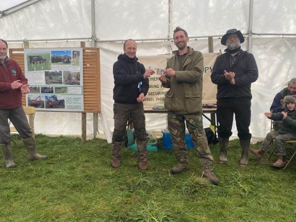 Tom Murphy, winner of the Peter Tunks £20 note award 2020